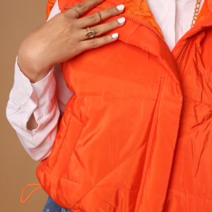 Puffer Vest – Orange