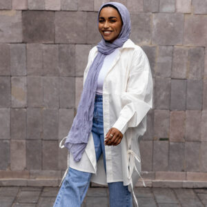Poplin Long Shirt – Off-White