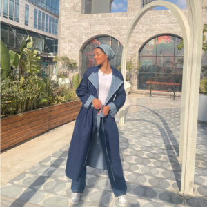 Denim Coat – dark blue