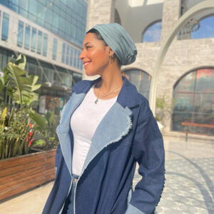 Denim Coat – dark blue