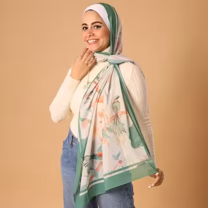 Bird Hive Scarf by Estringo Egyptian Women's Fashion Brand
