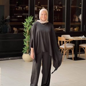 Horeya Satin Set black