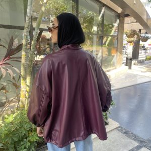 Burgundy Leather Jacket