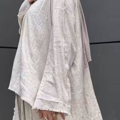 Raneem Linen Beige Set