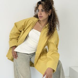 Mustard Poplin Shirt