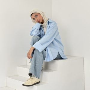 Baby blue Poplin Shirt
