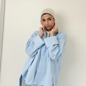 Baby blue Poplin Shirt