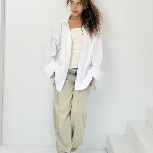 White Poplin Shirt