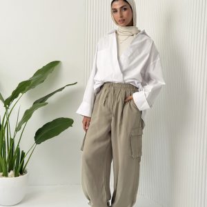 Light Olive Cargo Pants