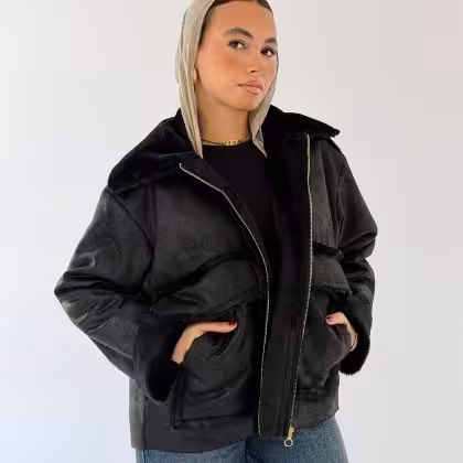 Black Cloud Jacket by Estringo Egyptian Women's Fashion Brand