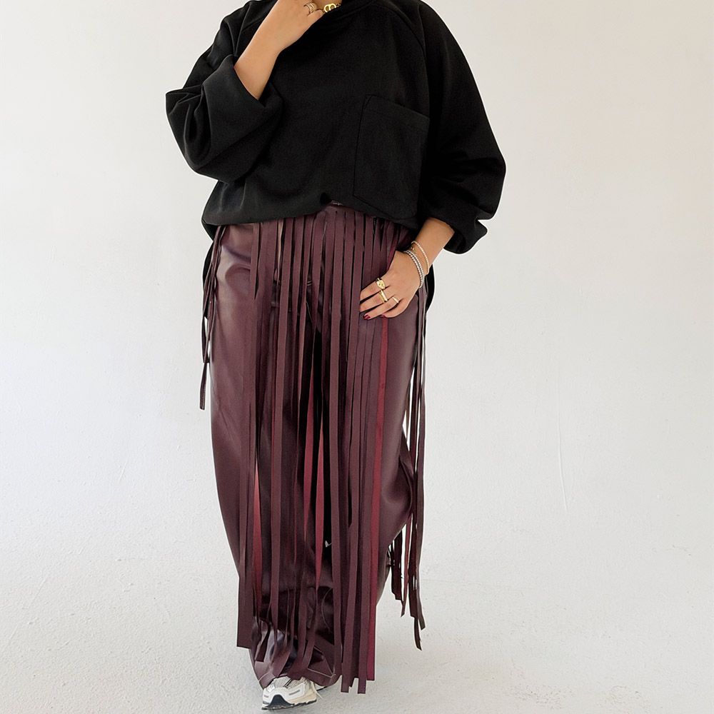 Diva Pants – Burgundy - Image 3