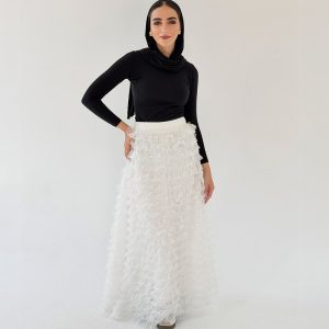 Pearl Skirt – White