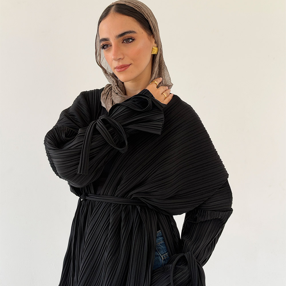 Pleats-On-The-Go Jacket/Cardigan - Black