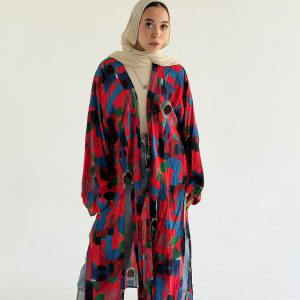 Qamar long Kimono