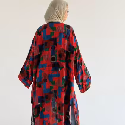 Qamar long Kimono