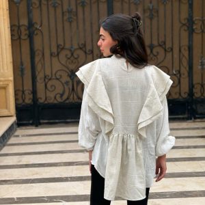 Perla Blouse -beige*off white