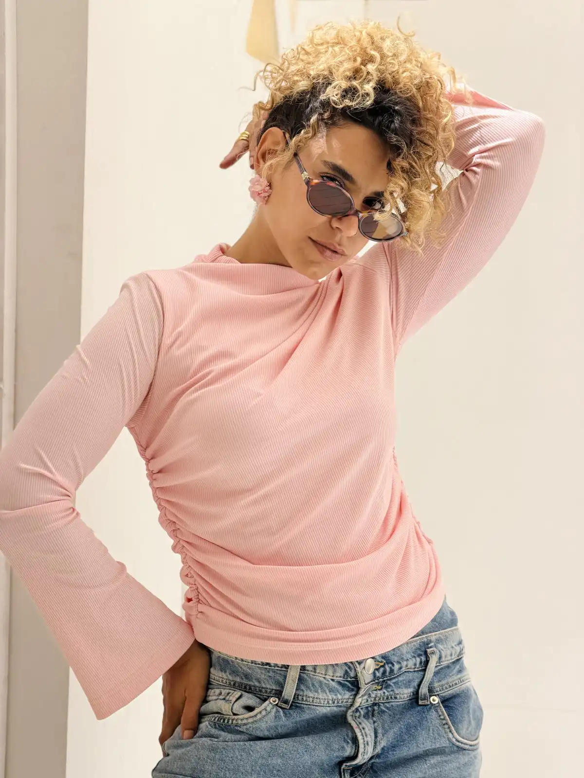 Mila Top -Pink