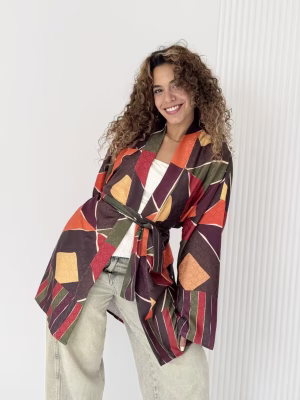 Zeina Short Kimono by Estringo Egyptian Women's Fashion Brand