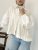 Camilia Embroidered linen-poplin shirt Offwhite-Offwhite